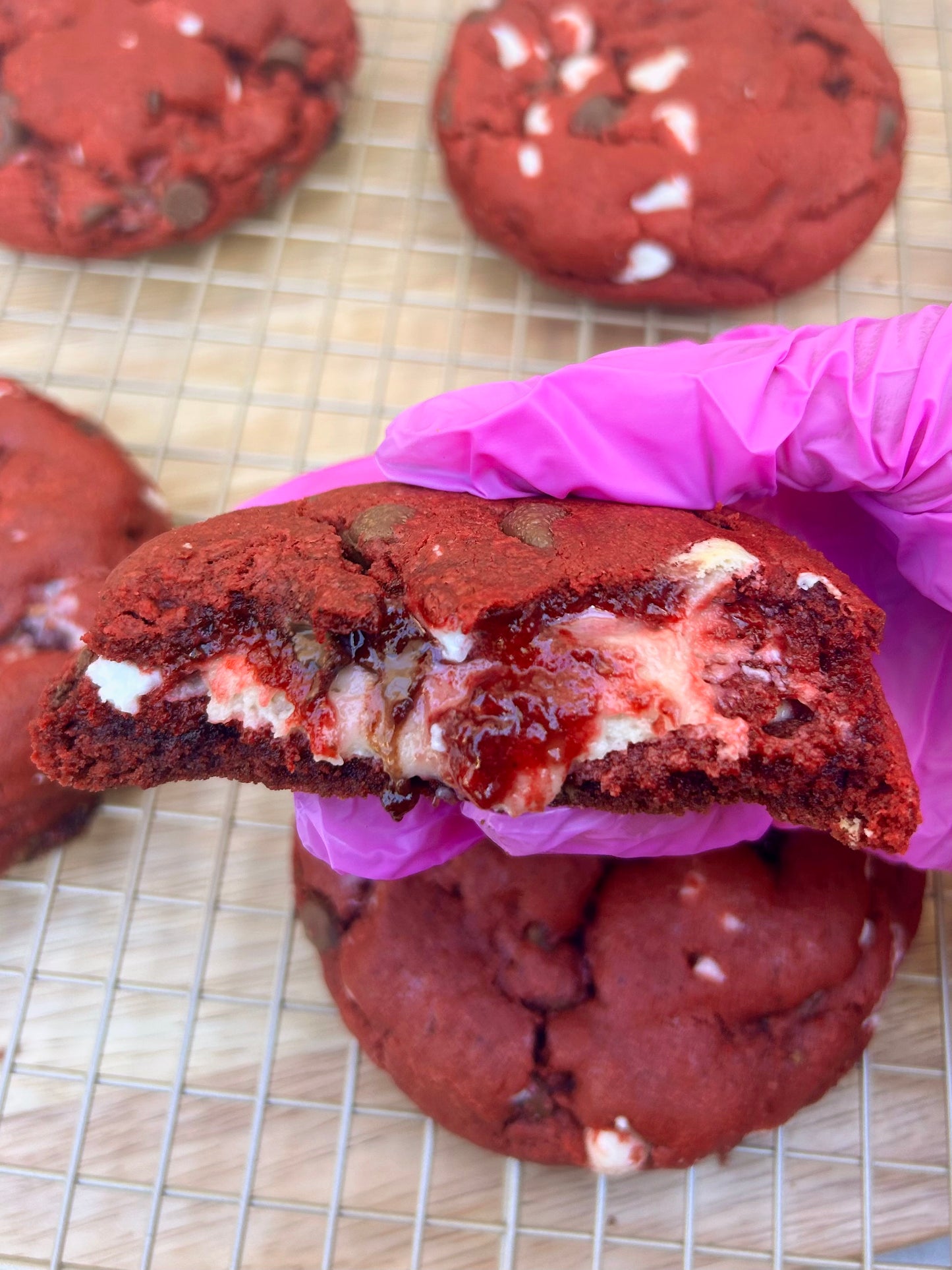 Red Velvet Raspberry Cheesecake